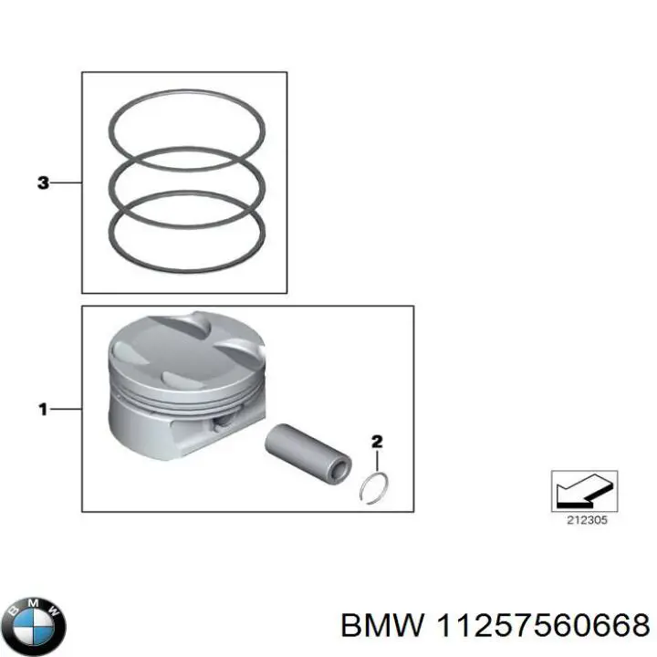 11257560668 BMW Натягувач ланцюга ГРМ