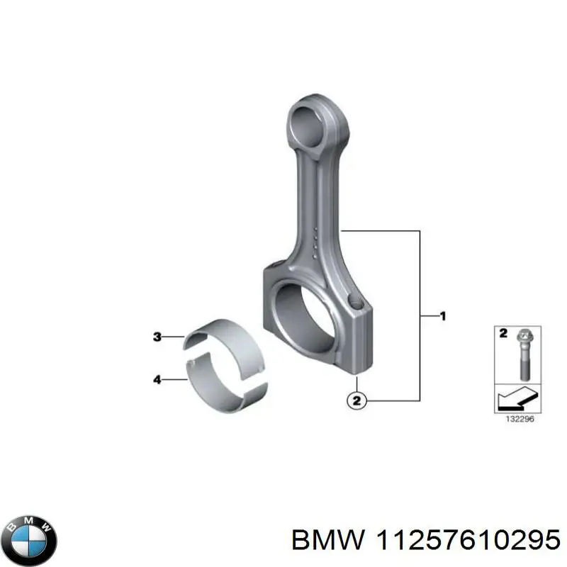Купити 11257610296 BMW Кільця поршневі компресора, на 1 циліндр, STD