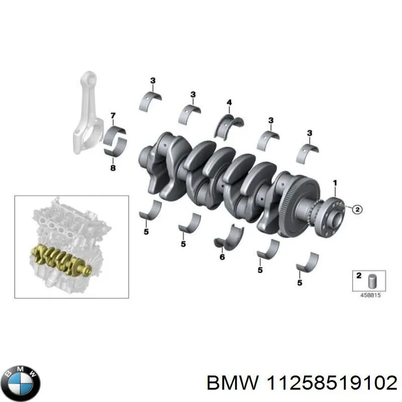 Натягувач ланцюга ГРМ BMW 11258519102 ціна, від 417.22 USD