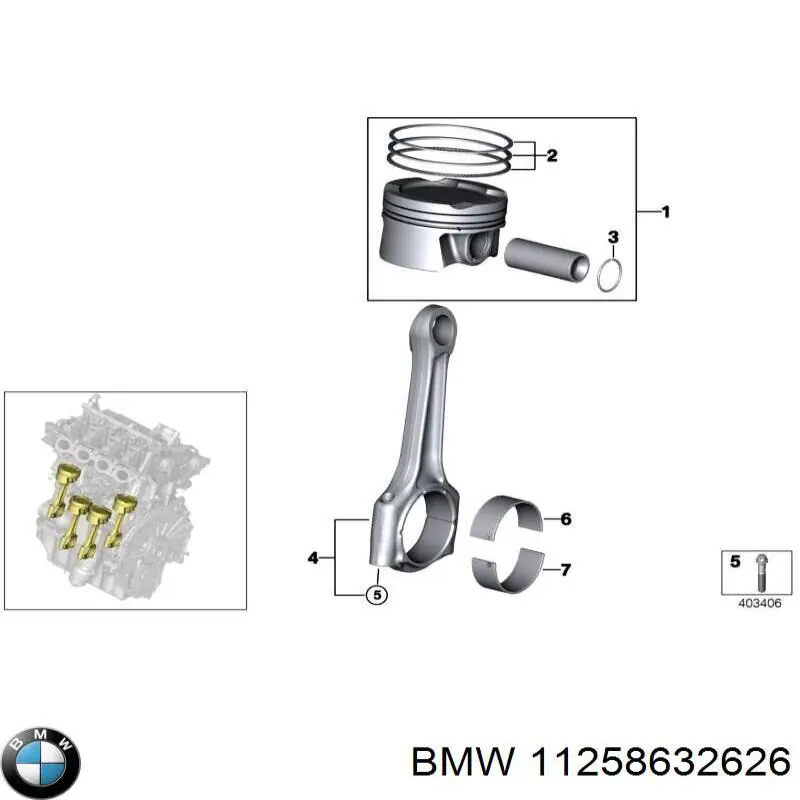 Поршень з пальцем без кілець, стандарт Mahle Original 081PI00126000 ціна, від 126.69 USD