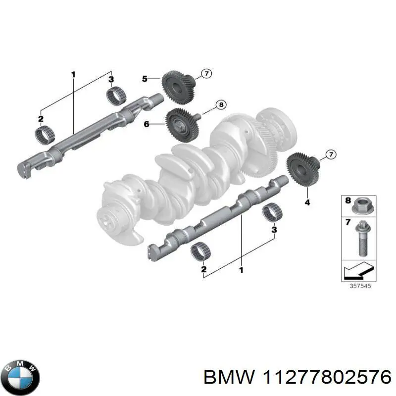  BMW 7802576 ціна, від 50.67 USD