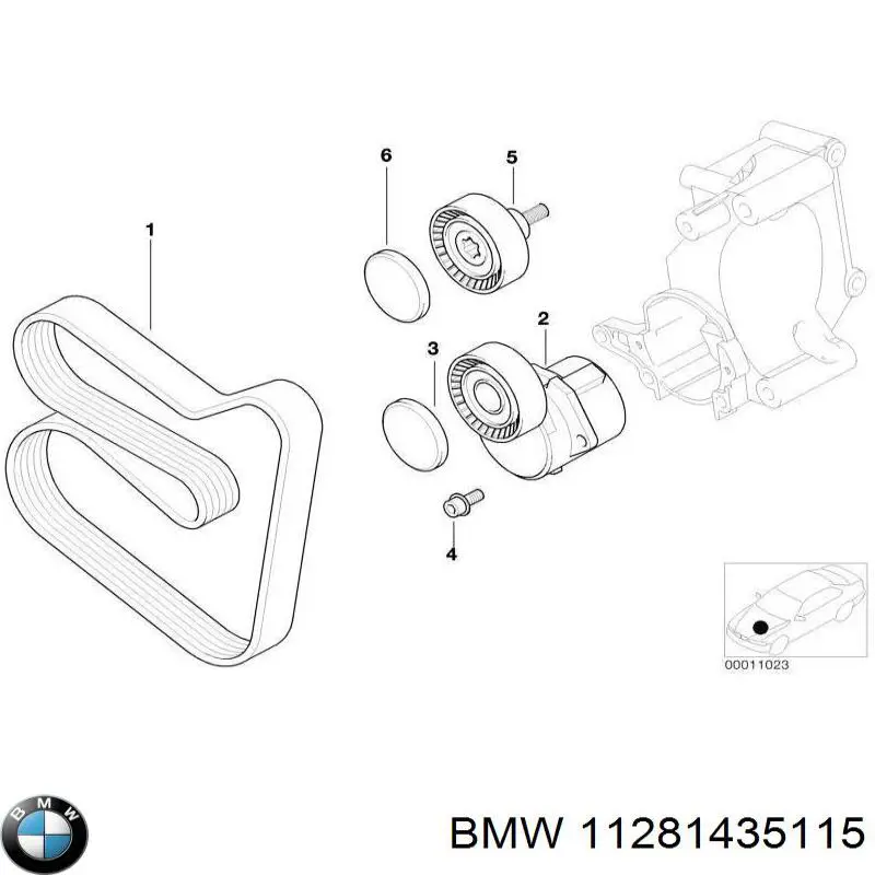 BMW 11281435115 ціна, від 20.35 USD