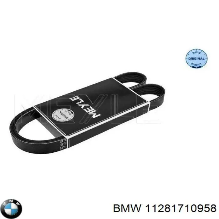Клиновий ремінь BMW 11281710958 ціна, від 9.46 USD