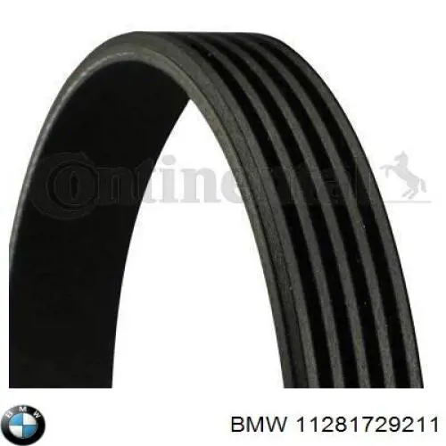 Клиновий ремінь BMW 11281729211 ціна, від 6.55 USD