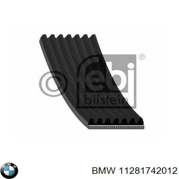 11281742012 BMW Поліклиновий ремінь