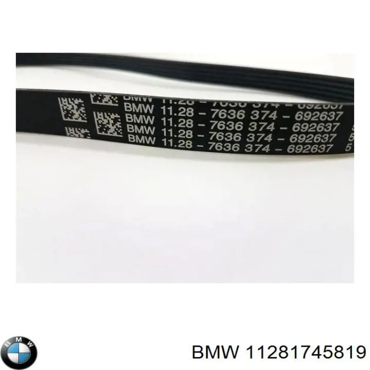 Натягувач приводного ременя 11281745819 BMW