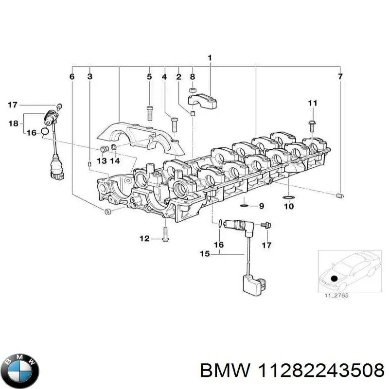 Купити 11282243508 BMW Пробка заливна заднього (переднього) моста