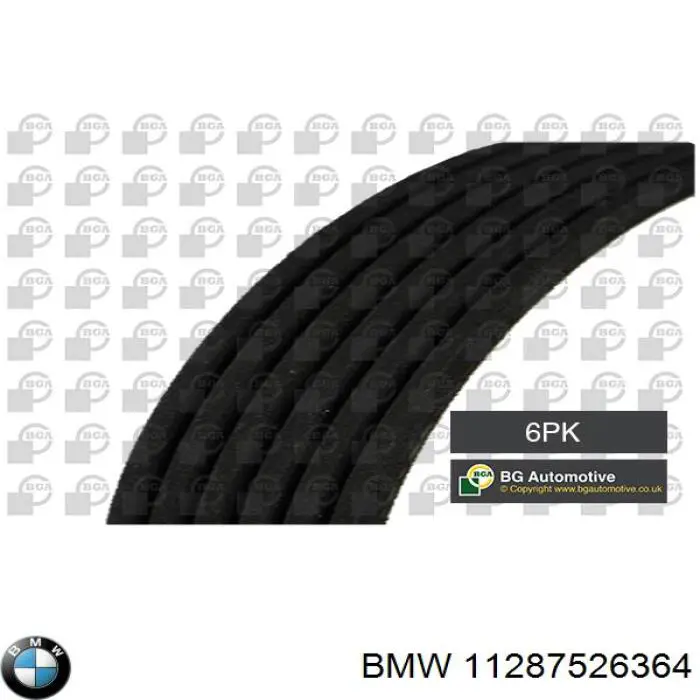 Клиновий ремінь BMW 11287526364 ціна, від 10.64 USD