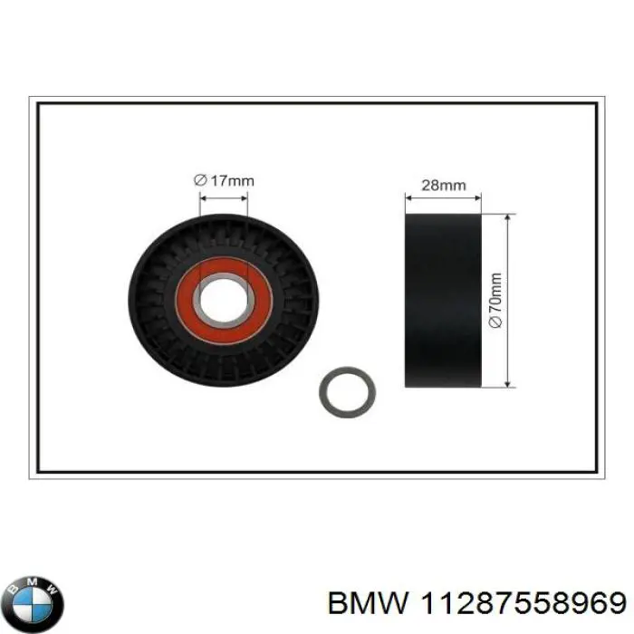 Купити 11287558969 BMW Натягувач приводного ременя