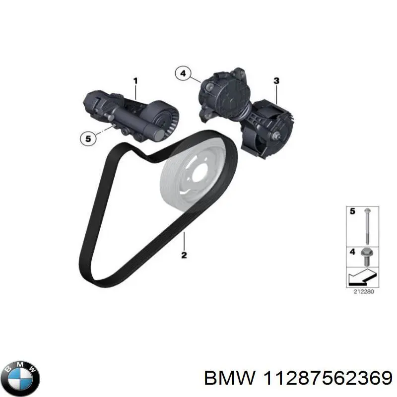 Купити 11287562369 BMW Болт натягувача приводного ременя