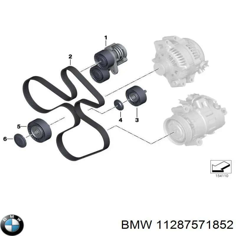 Купити 11287571852 BMW 