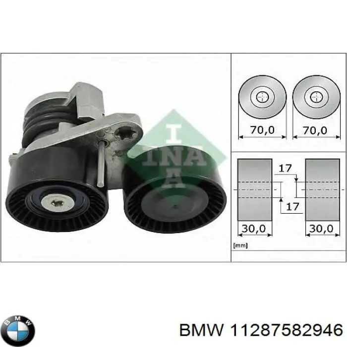 Натягувач приводного ременя BMW 11287582946