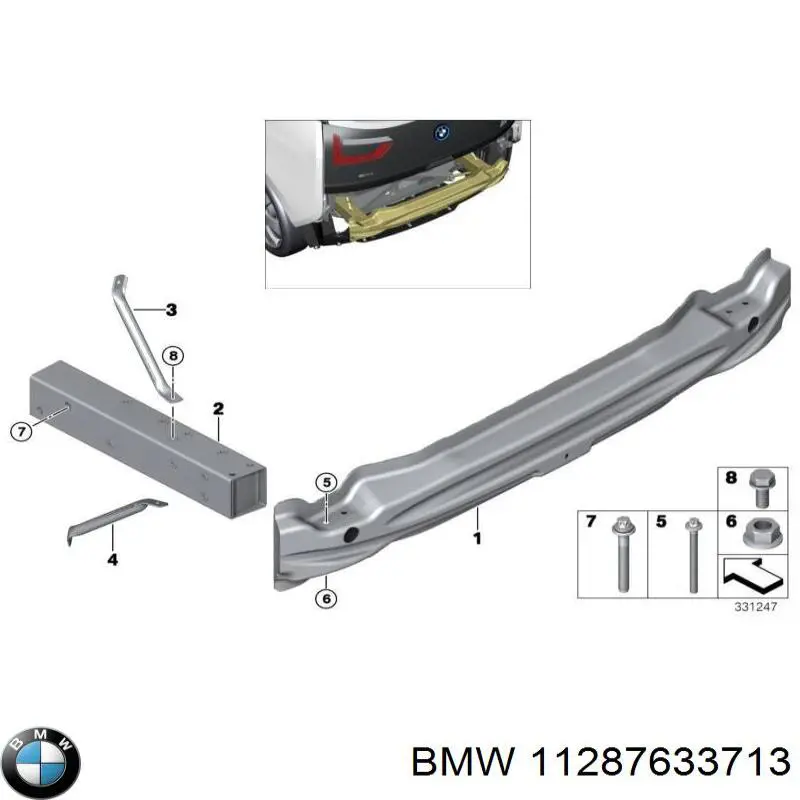  BMW 11287633713 ціна, від 50.67 USD