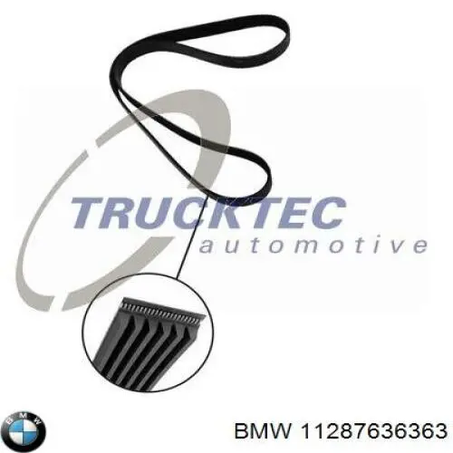 11287636363 BMW Поліклиновий ремінь