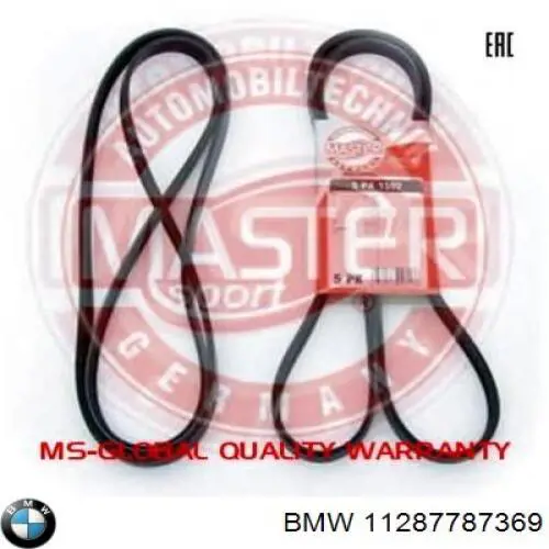 Клиновий ремінь BMW 11287787369 ціна, від 13.99 USD
