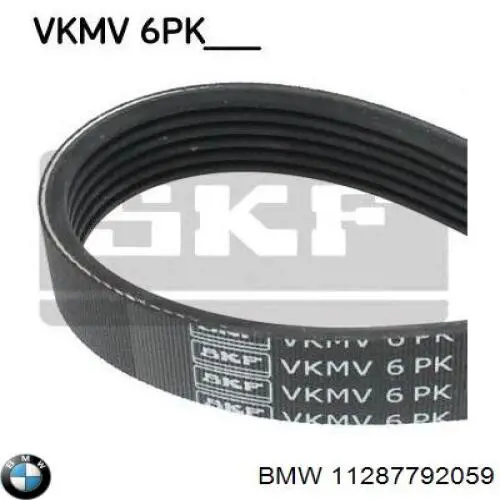Клиновий ремінь BMW 11287792059 ціна, від 16.43 USD
