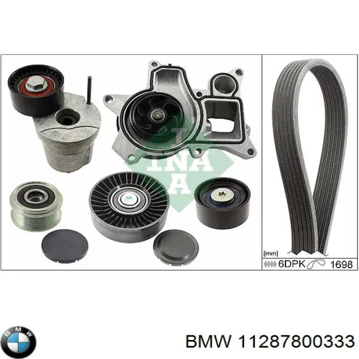 Натягувач приводного ременя BMW 11287800333 ціна, від 25.33 USD