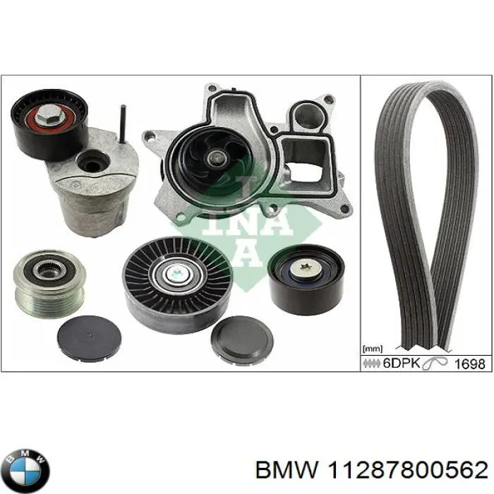 Ролик приводного ременя, паразитний 11287800562 BMW