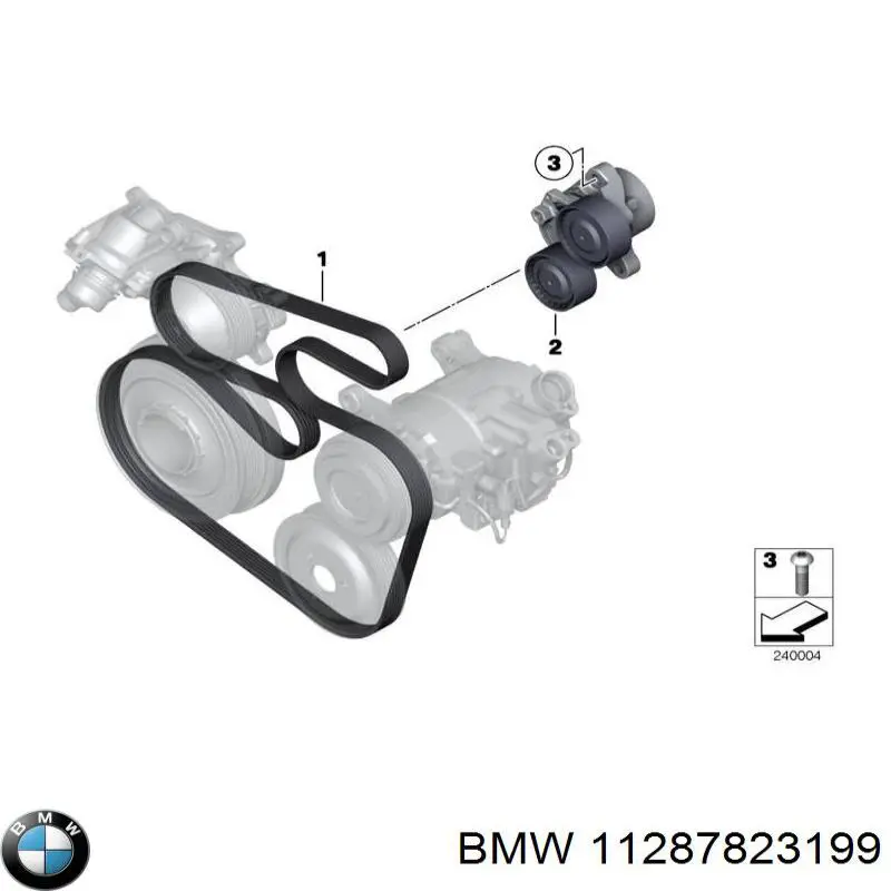 Купити 11287823199 BMW Натягувач приводного ременя