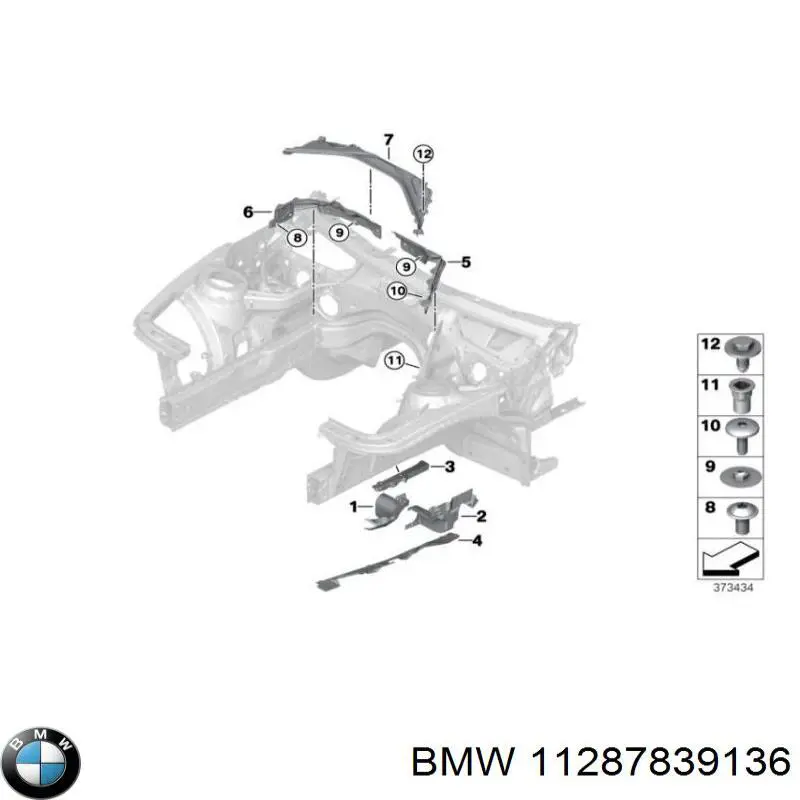 Болт переднього важеля, нижнього BMW 11287839136 ціна, від 3.05 USD