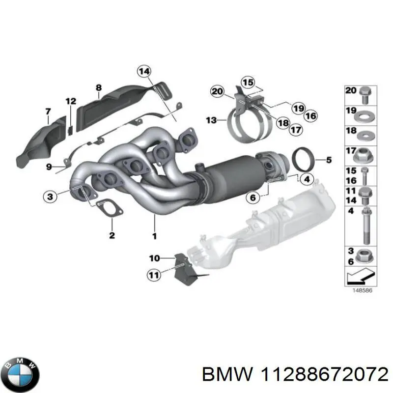 Купити 11288672072 BMW Ремінь генератора