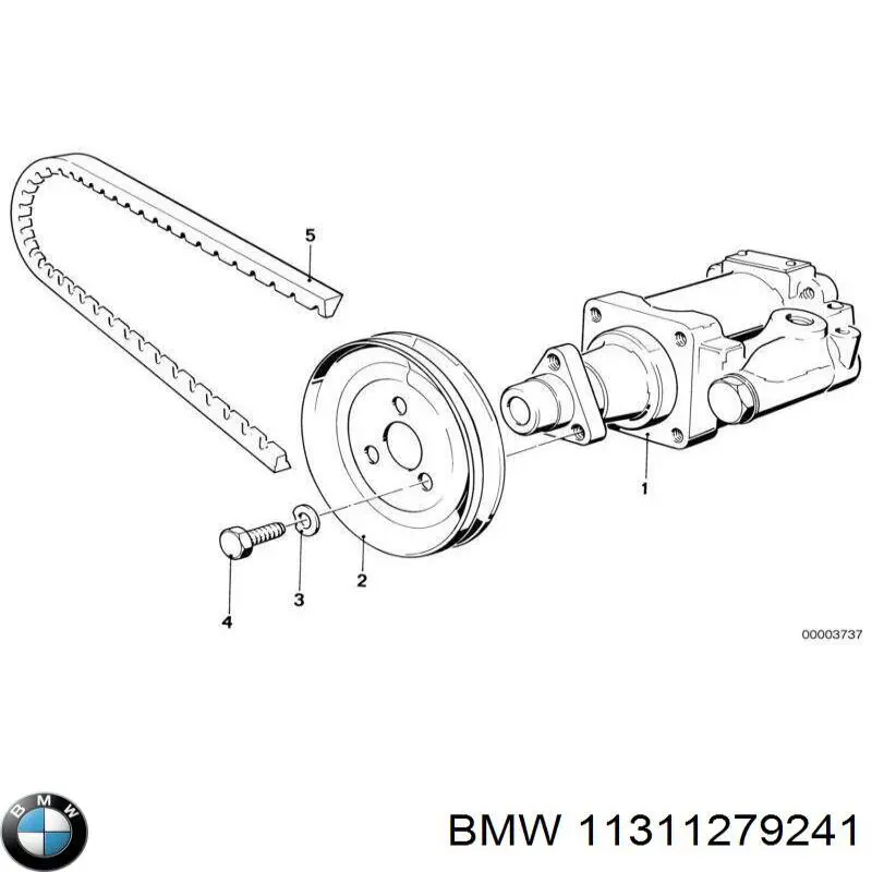 Кронштейн генератора 11311279241 BMW