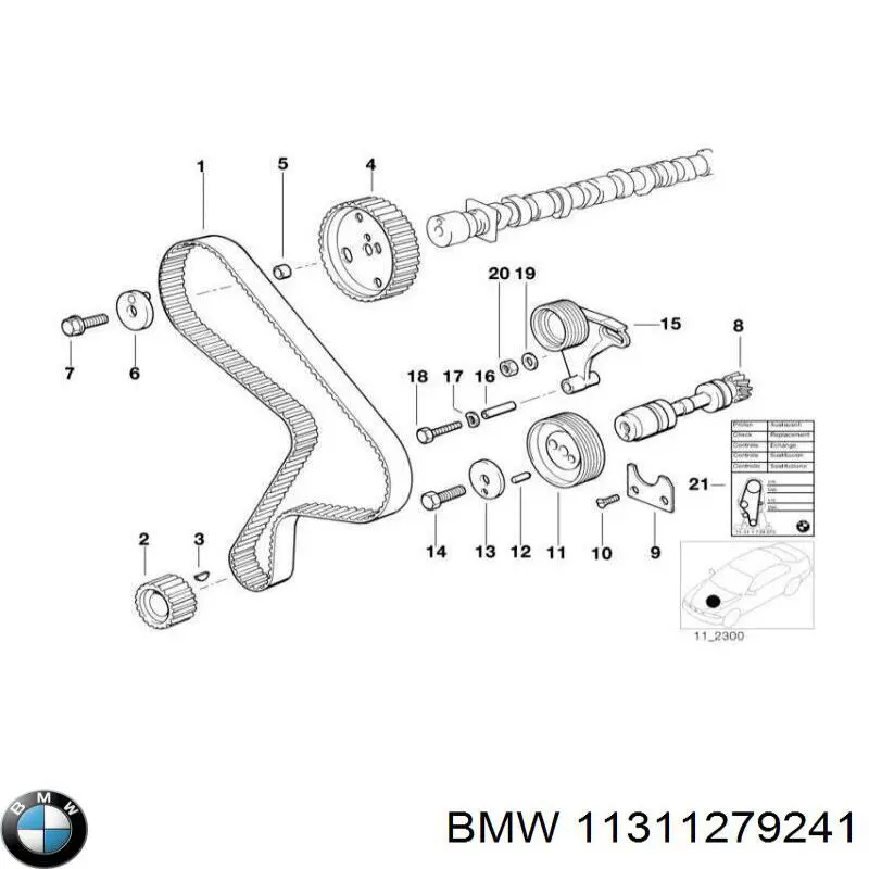 Кронштейн генератора (натяжний) BMW 11311279241 ціна, від 1.44 USD