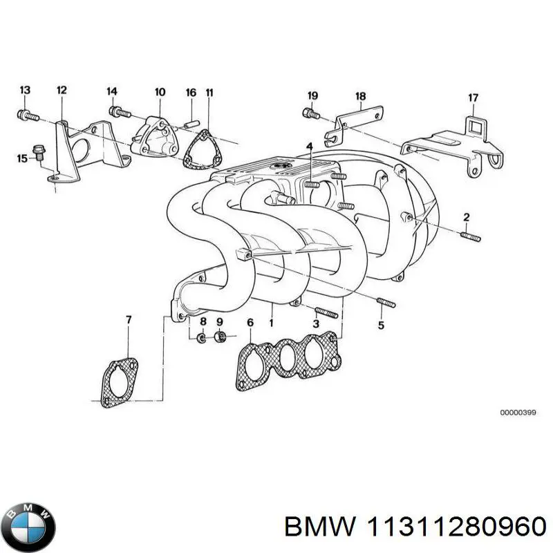 Купити 11311280960 BMW 