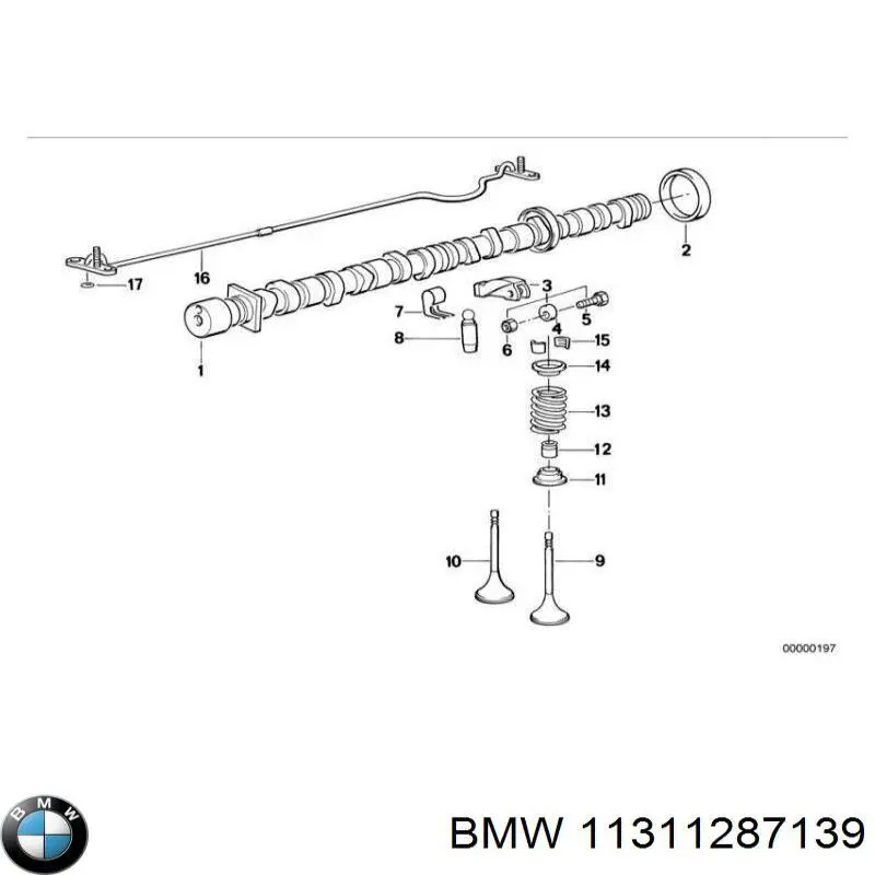 11311287139 BMW розподілвал двигуна