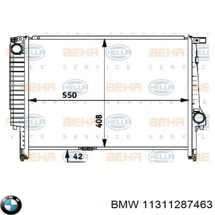 Купити 11311287463 BMW Натяжний ролик