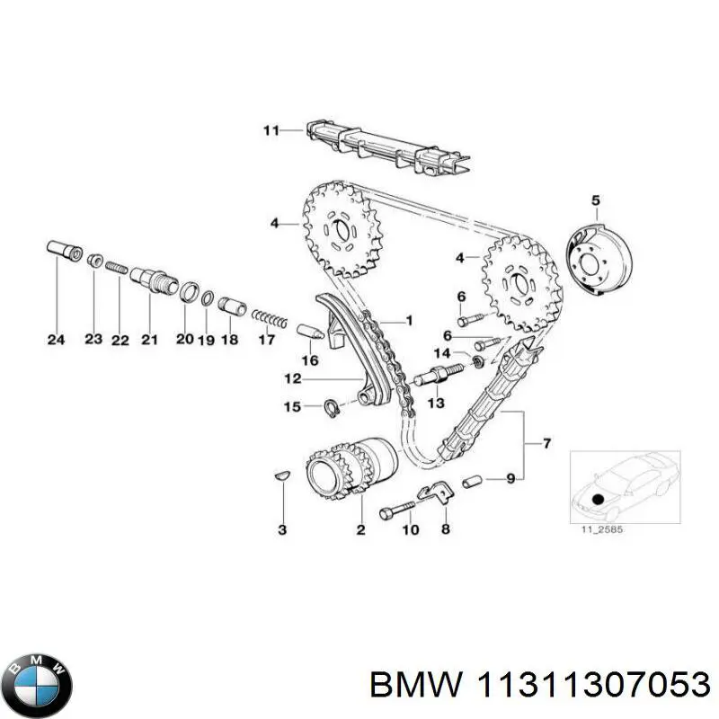  BMW 11311307053 ціна, від 25.77 USD