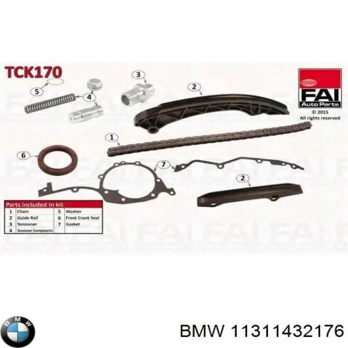 Ланцюг ГРМ 11311432176 BMW