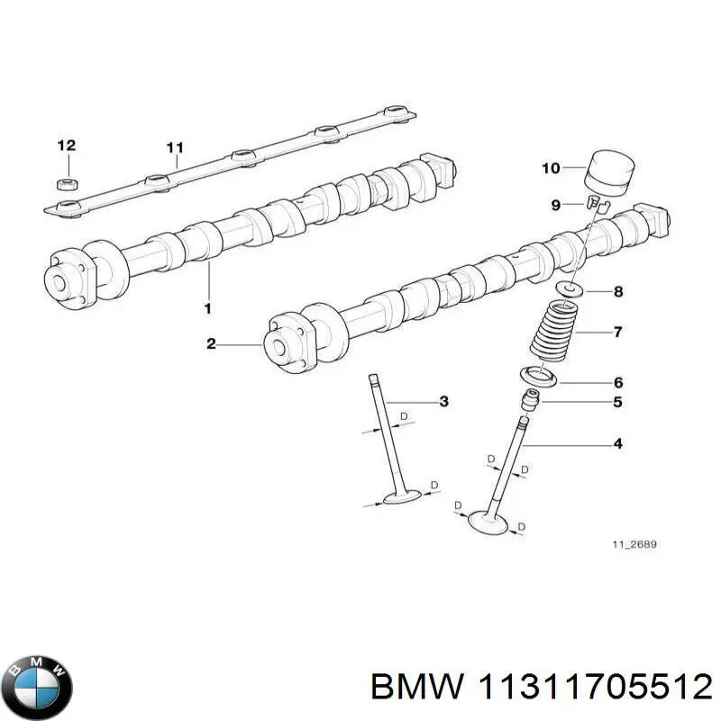 Сальник двигуна, распредвала BMW X5 позашляховик (E70) (2007 - 2013) ціна, від 8.91 USD