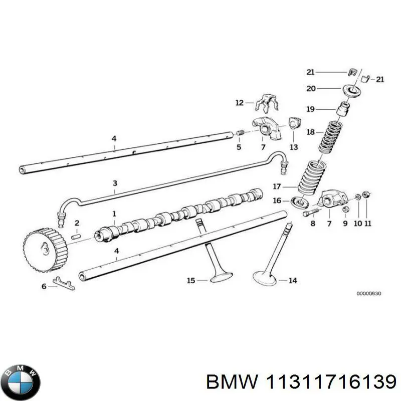 11311716139 BMW розподілвал двигуна