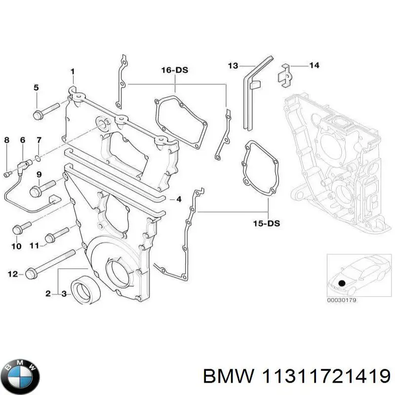 Купити 11311721419 BMW 