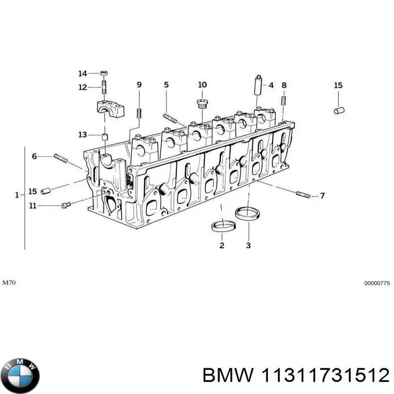 Купити 11311731512 BMW Шестерня фазорегулятора