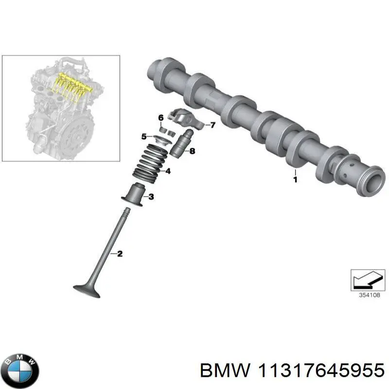  BMW 11317645955 ціна, від 190.04 USD