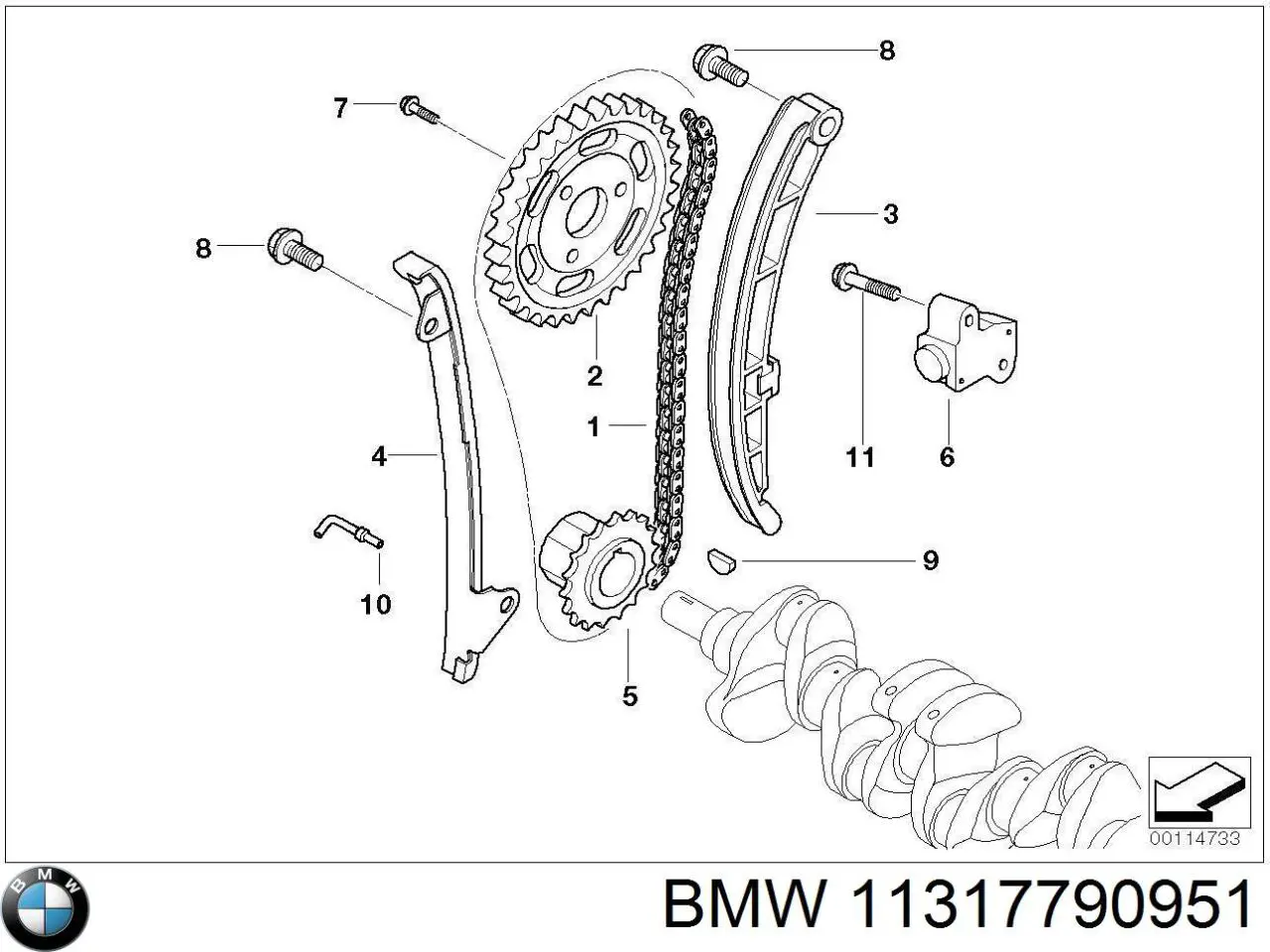 Купити 1352333020 Toyota Шестерня фазорегулятора