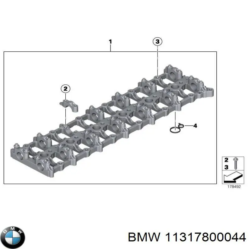 Постіль розподільного вала на BMW 3  E91