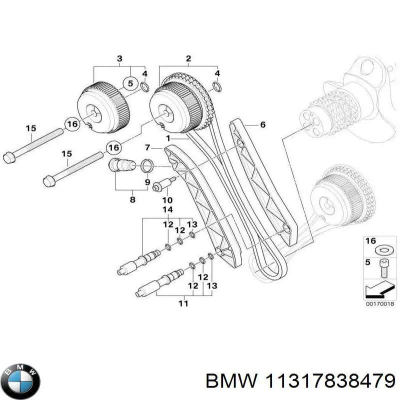  Ланцюг ГРМ BMW 3 