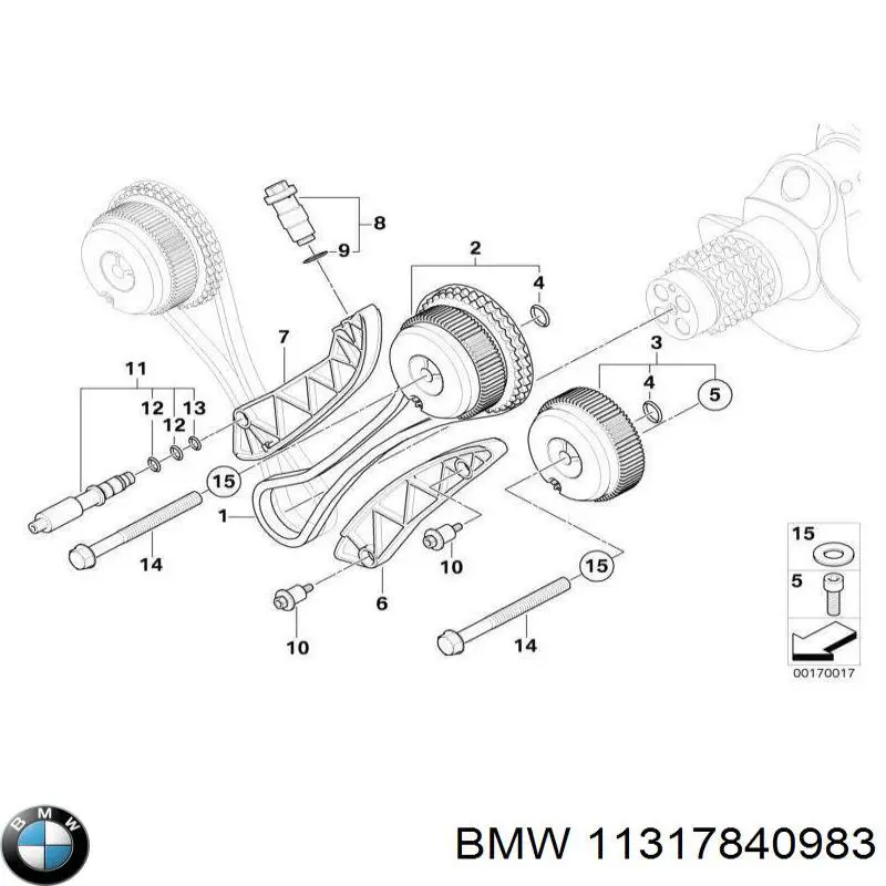 Прокладка клапанної кришки двигуна, кільце BMW 11317840983 ціна, від 0.22 USD