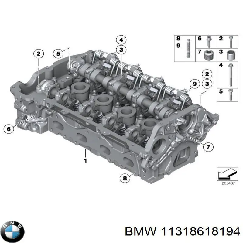 Шток двигуна, впускний BMW 11318618194 ціна, від 480.03 USD