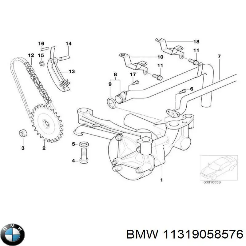 Купити 11319058576 BMW Розподільчий вал двигуна