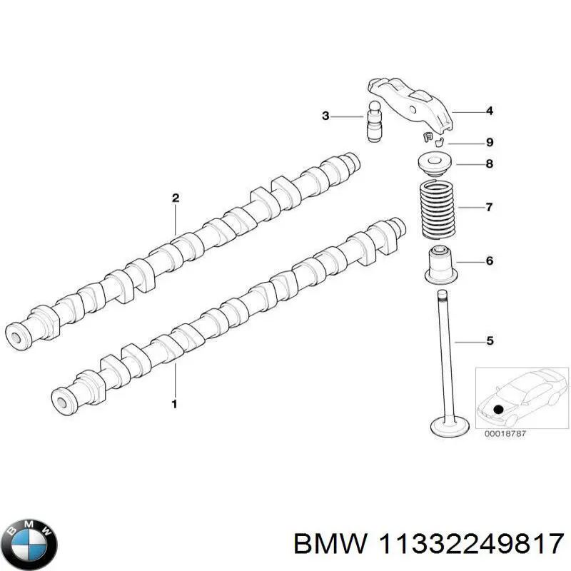 Купити 11332249817 BMW Штовхач клапанів двигуна