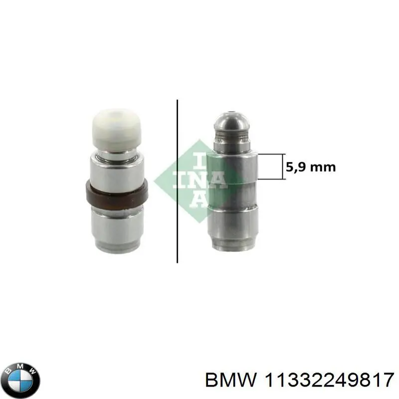 Штовхач клапана гідравлічний BMW 11332249817 ціна, від 5.98 USD