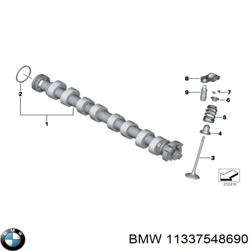 Штовхач клапана гідравлічний BMW 11337548690 ціна, від 5.62 USD