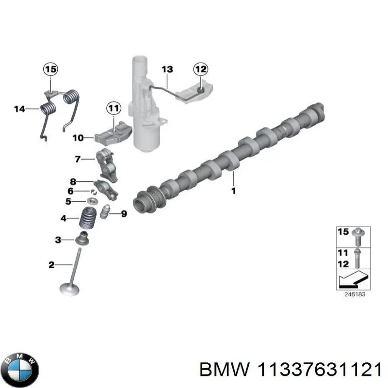 Рокер клапана BMW 11337631121 ціна, від 7.05 USD