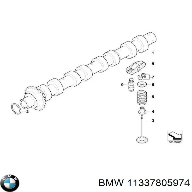 Штовхач клапана гідравлічний BMW 11337805974 ціна, від 9.04 USD