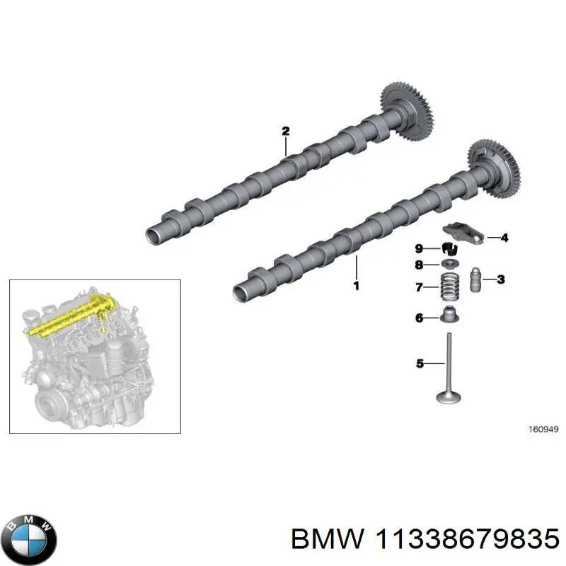 Штовхач клапана гідравлічний BMW 11338679835 ціна, від 4.17 USD