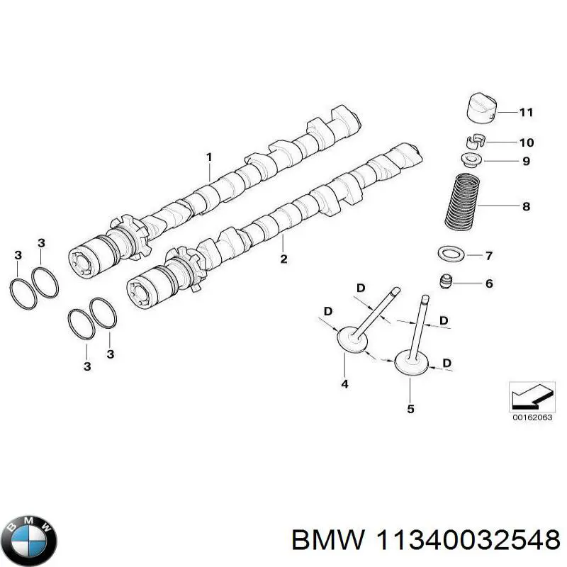 11340032548 BMW Ковпачок маслоз'йомного